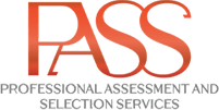 A red and green logo for professional assessment election service.